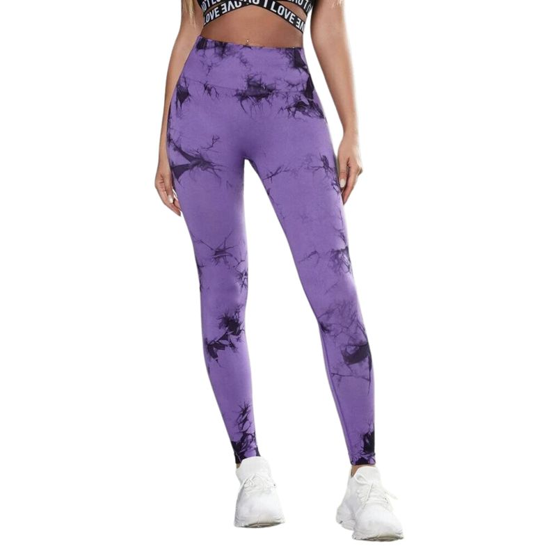 Calzas Leggings Push Up Sukha Morada-2