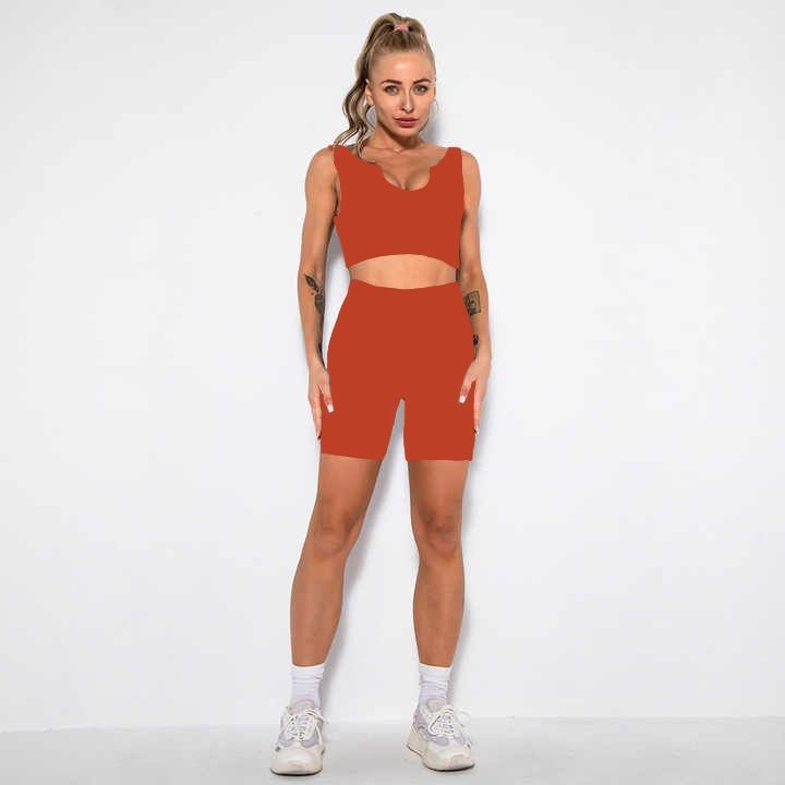 Conjunto Deportivo Corto Sukha Cafe-1