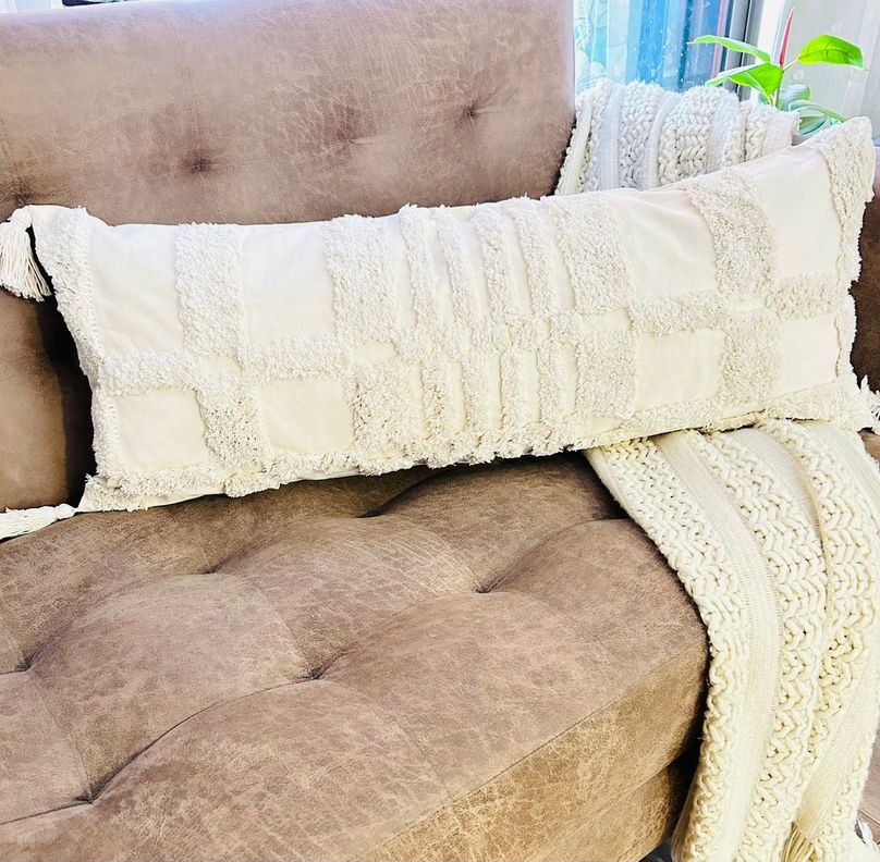 Cojin bohemio king rectangular 35 x 90cm
