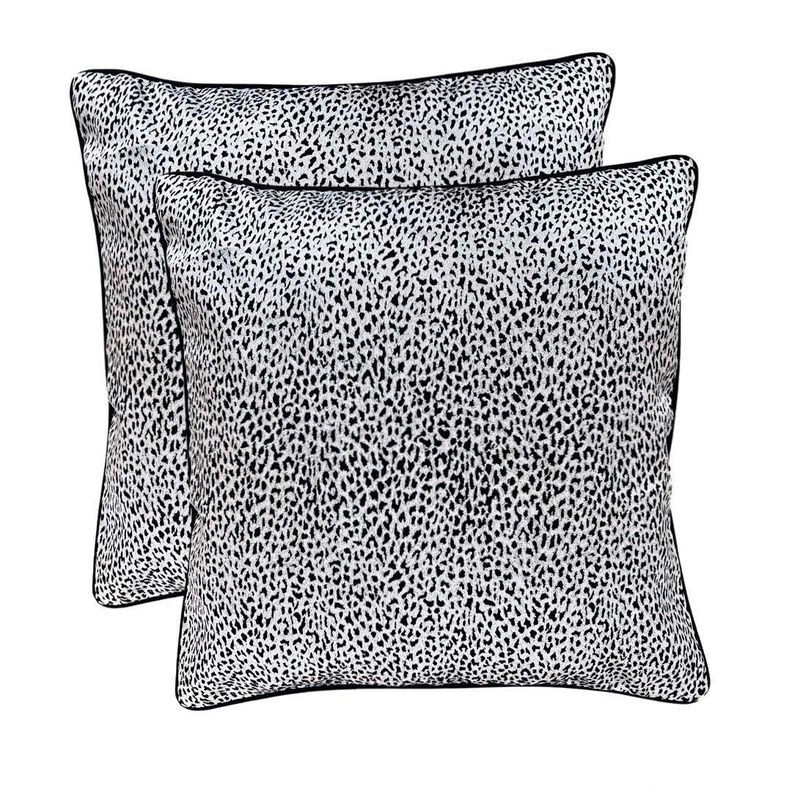 Pack de 2 fundas print para cojines 45x45 - leopardo -1