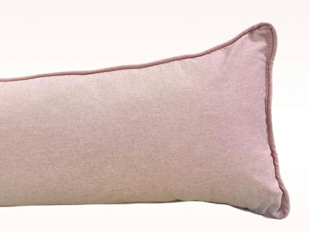 Cojín rectangular king 35x90cm - rosado-1