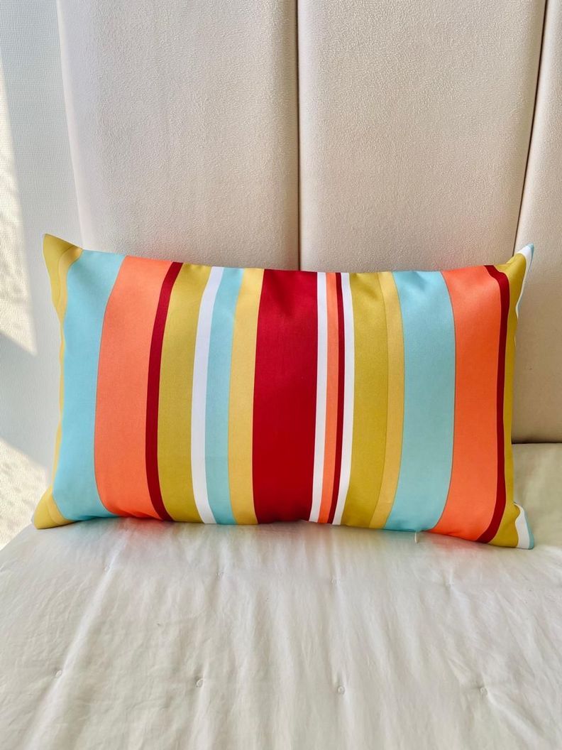 Set de 2 cojines estampados impermeables 45x45cm y 30x50cm - fce11-2