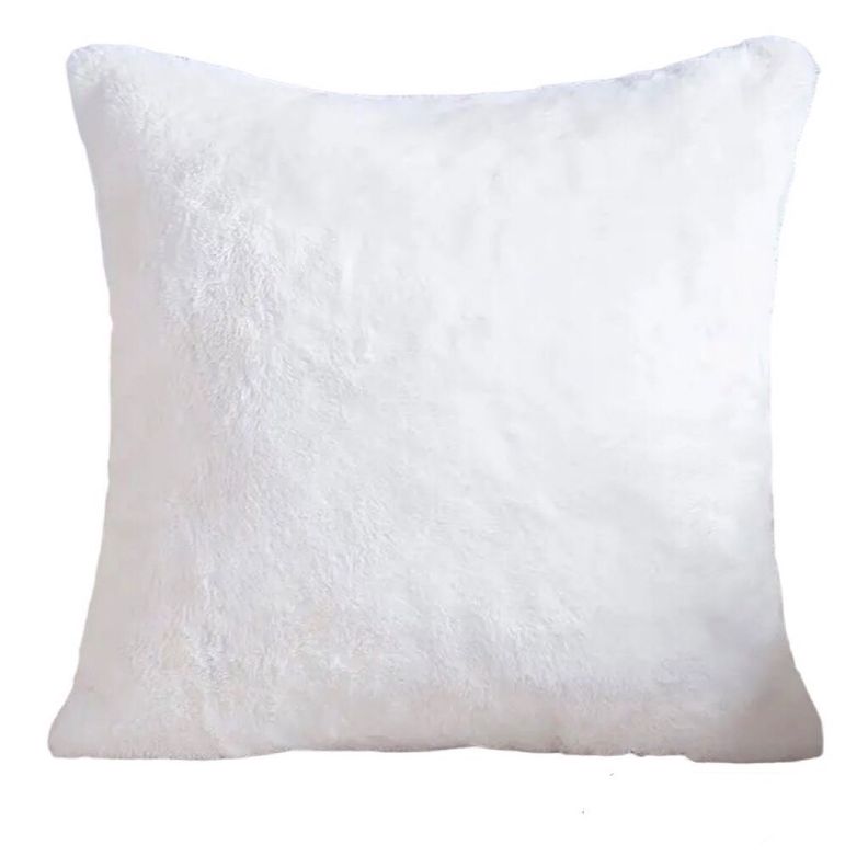 Cojín pelo extra suave - blanco-0