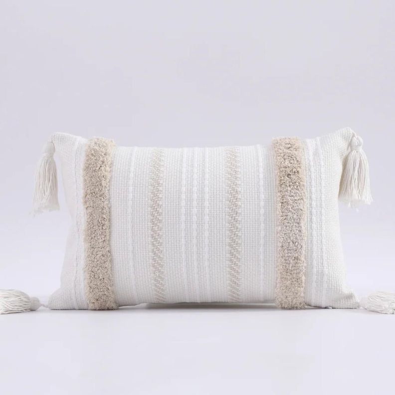 Set de 2 cojines bohemios en 45x45cm y 30x50cm-2