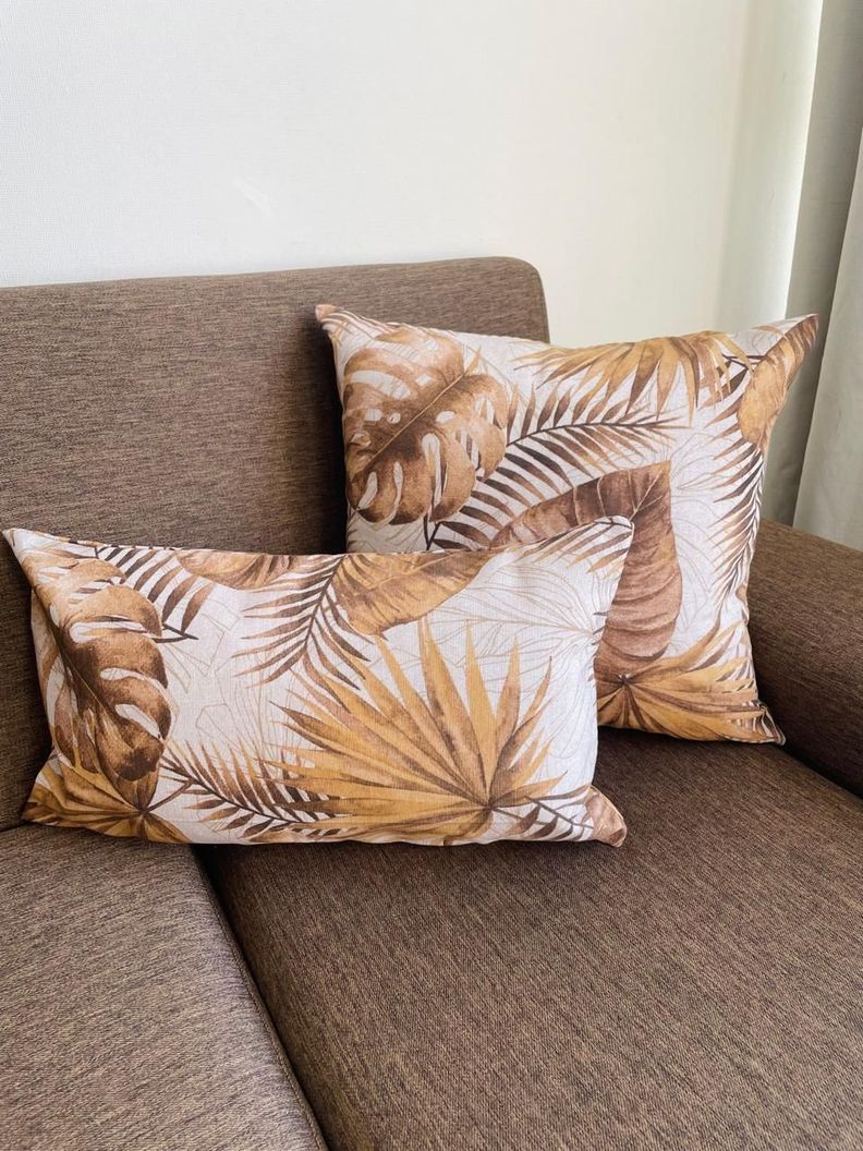 Set de 2 cojines estampados 45x45cm y 30x50cm - fce10-0
