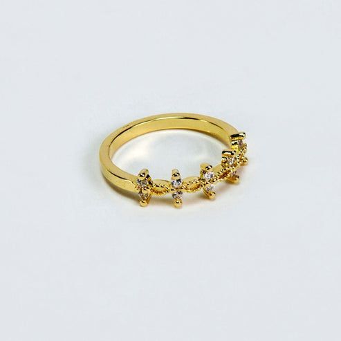 ANILLO CORONA CIRCÓN BAÑO EN ORO-0