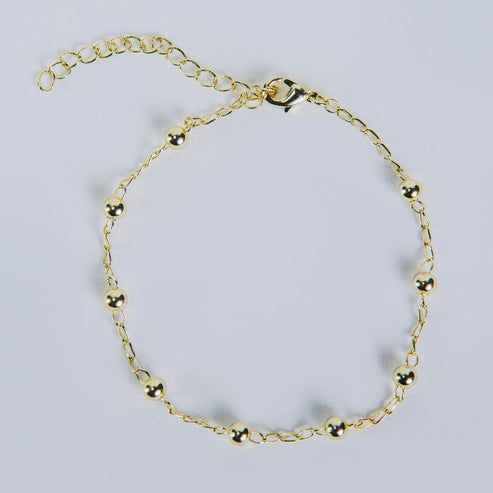 PULSERA PALLINE BAÑO EN ORO-0