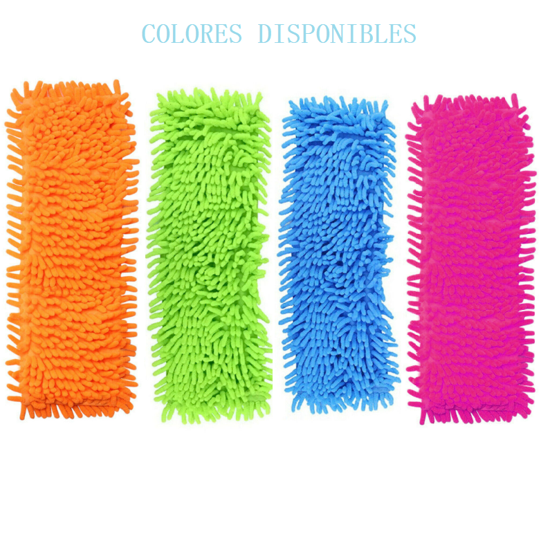 Pack De 3 Paños De Microfibra Repuesto De Mopa -6