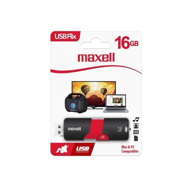 Pendrive Maxell Flix 16 GB USB 2.0-0
