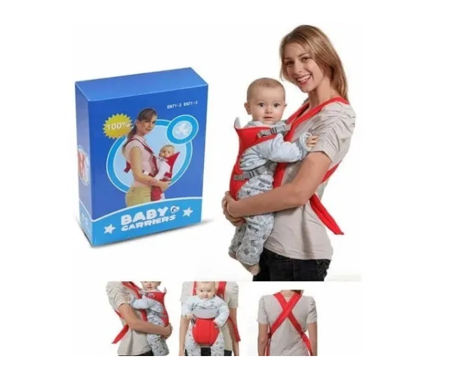 Porta Bebe Arnés Orgánico Mochila Infante De Algodón-2