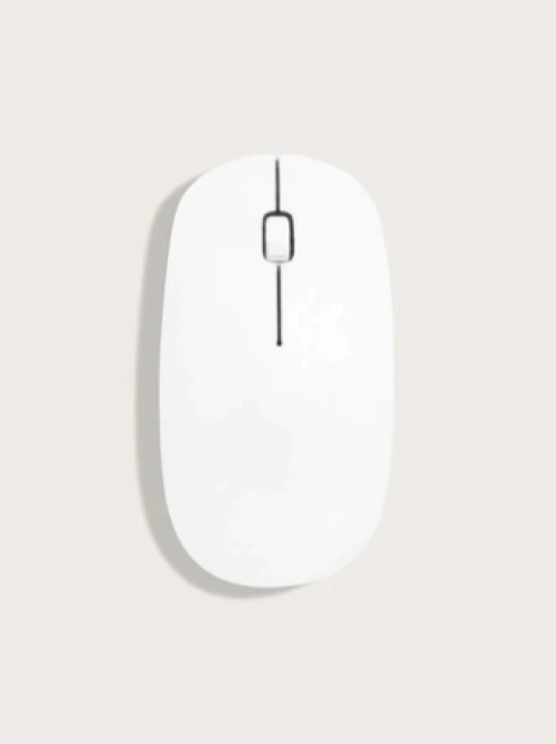 Mouse Ratón Inalámbrico Recargable Bluetooth Dual 24G Blanco-0