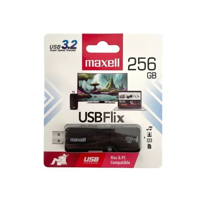 Pendrive Maxell 256gb Flix Usb 3.2 -0