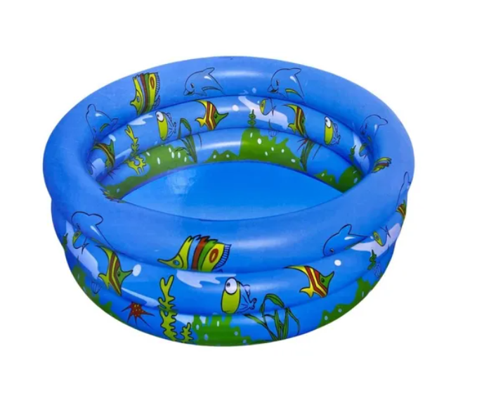 Piscina Inflable Para Niños De Peces 90 Cm-0