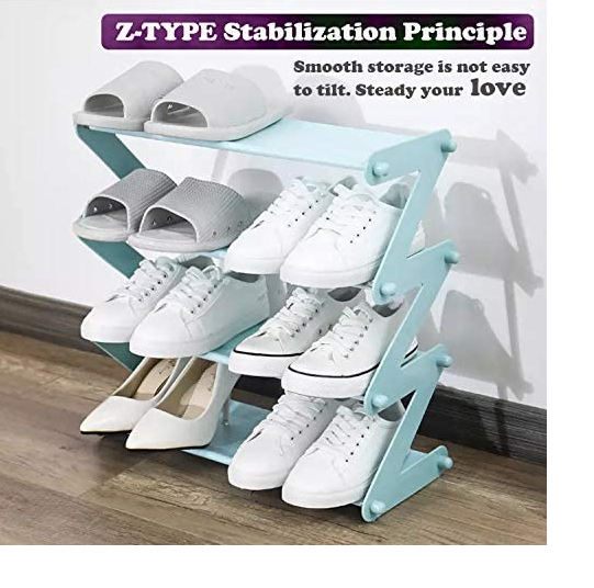 Zapatero Estante Organizador De Zapatos De 4 Niveles Rosado-4