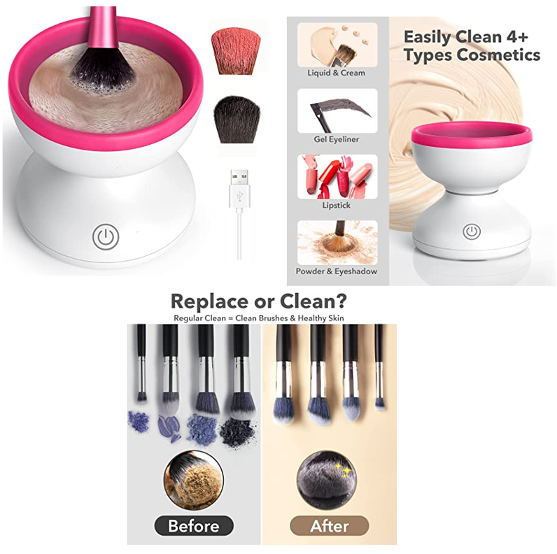Limpiador De Brochas De Maquillaje Sin Dañarlas-6