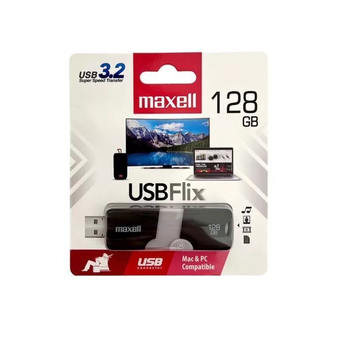 Pendrive Maxell Flix 128gb USB 3.2-0