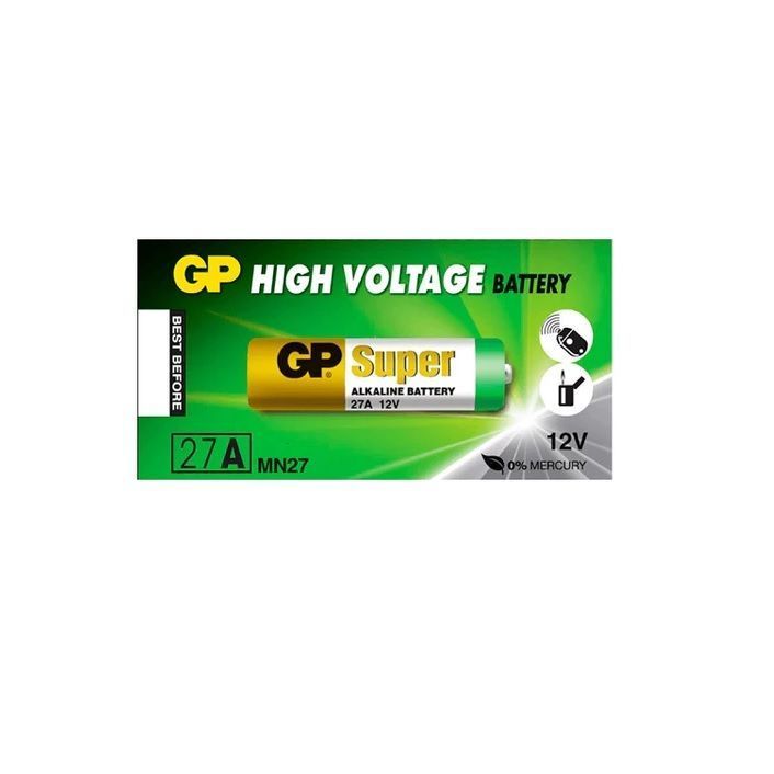 Pila Batería Para Control GP 27A Pack De 5 Unidades-0