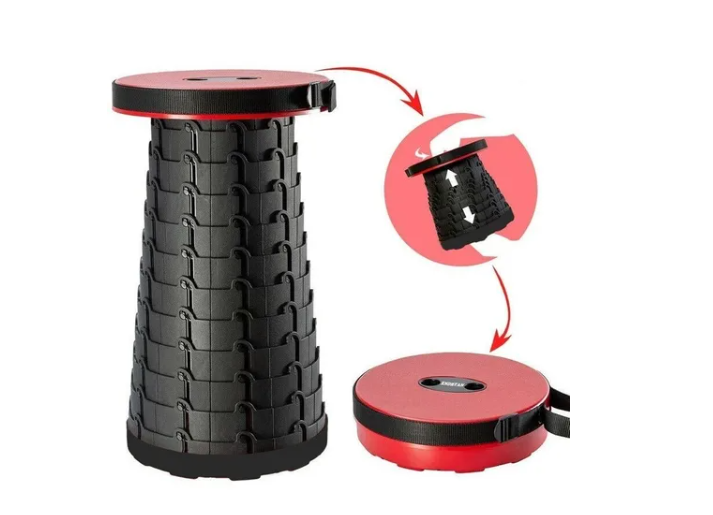 Silla Taburete Plegable Portátil Para Interior Y Exterior-1