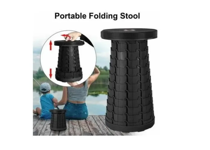 Silla Taburete Plegable Portátil Para Interior Y Exterior-4