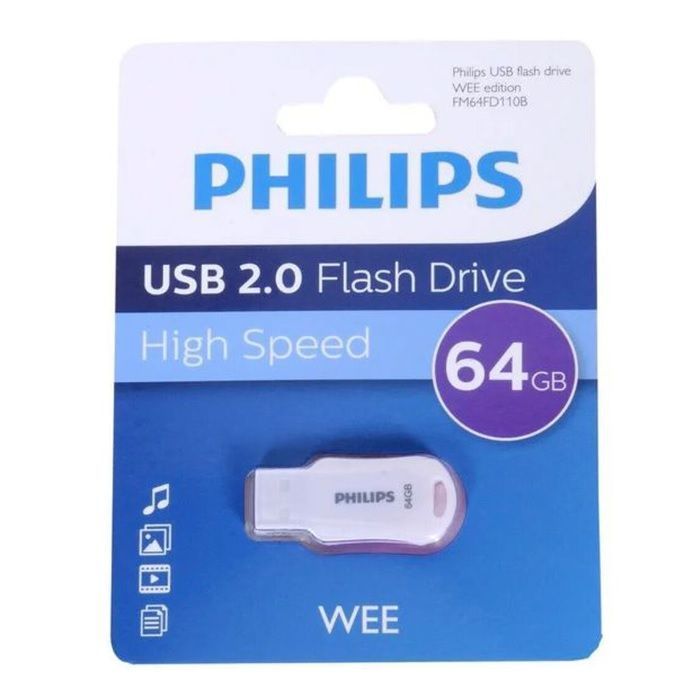 Pendrive USB 2.0 Philips 64gb Wee-0