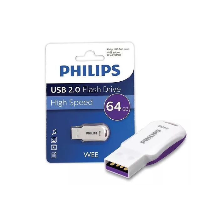 Pendrive USB 2.0 Philips 64gb Wee-1