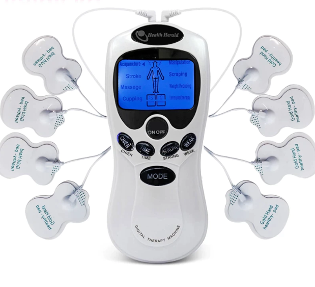 Masajeador Corporal Con 4 Parches Máquina De Terapia Digital-0
