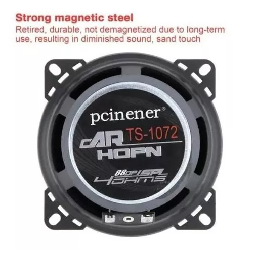 Parlantes Para Auto 250W De 10cm-4
