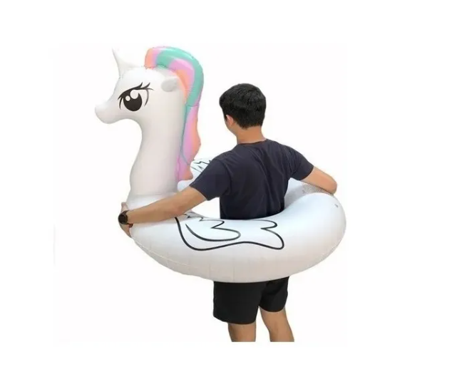 Flotador De Pony Inflable Para Piscinas Playas-1