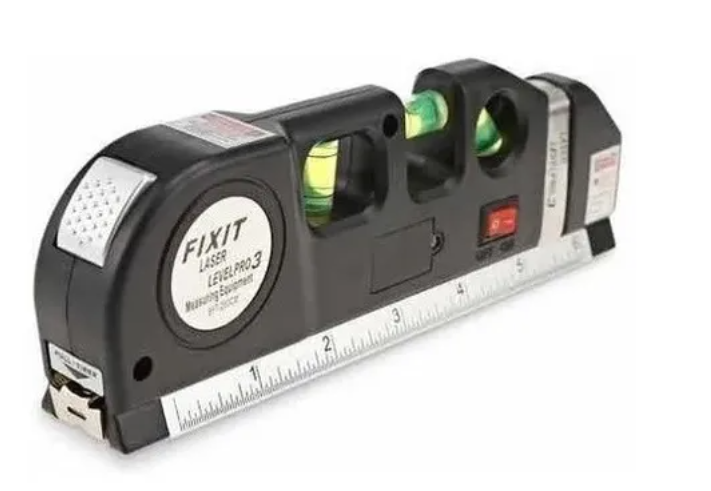 Nivel Laser Level Pro 3 Cinta Métrica Nivelación Profesional-0