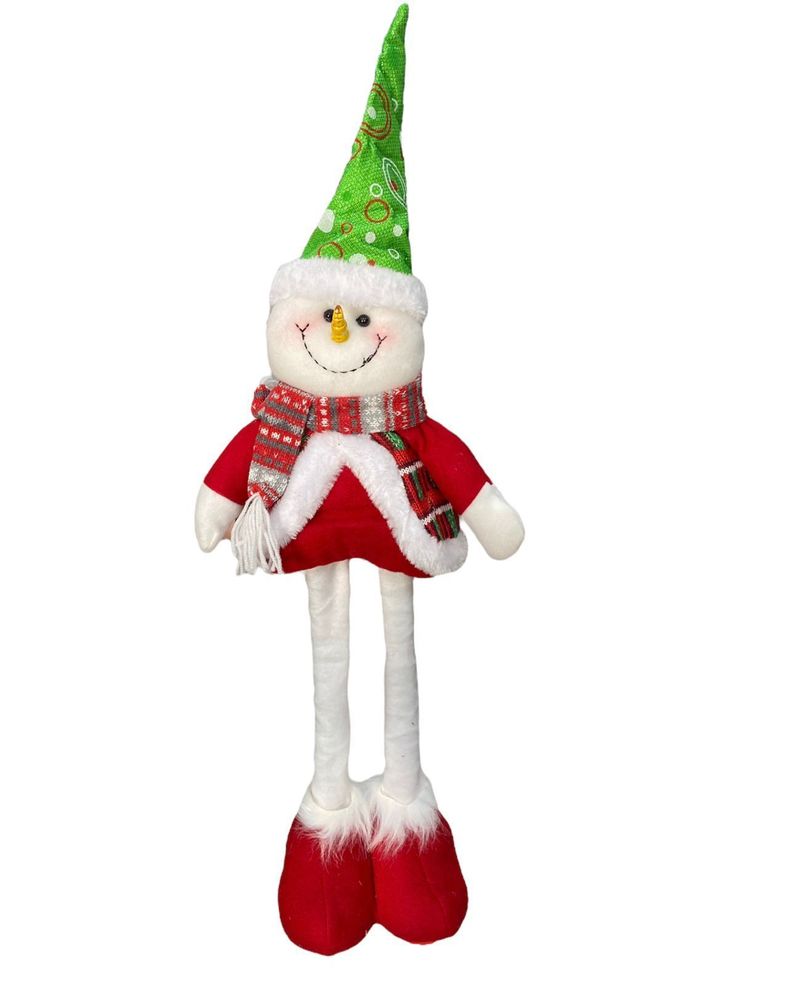Pack 3 Muñecos Monos Patas Largas Navidad Decoración 50cm-4