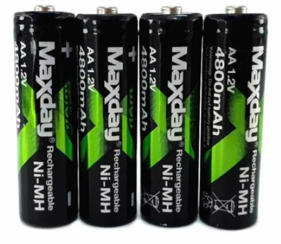 Kit Cargador De Pilas + 4 Pilas Doble A De 4800 Mah -4