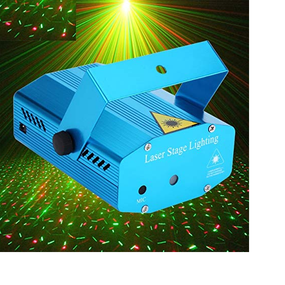 Mini Proyector Láser Iluminación Escenario Para Fiestas DJ-4
