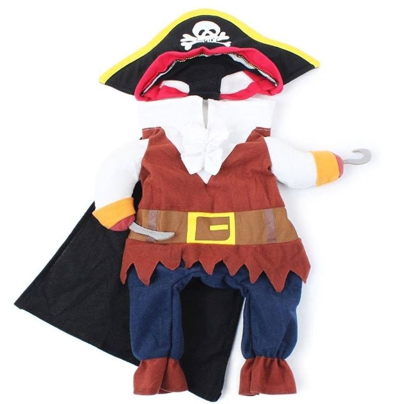 Disfraz De Pirata Para Perros, Ropa de Halloween Para Mascotas-1
