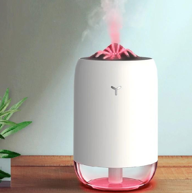 Humidificador Con Luz De Llama Mágica Difusor Ultrasónico -1