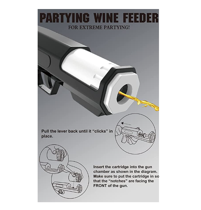 Pistola De Disparo De Alcohol Carga Tu Alcohol Favorito Y Bebe-1