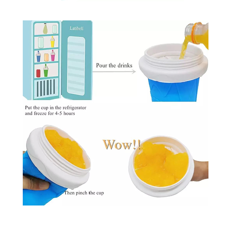 Vaso Mágico Frozen De Congelación Rápida Para Helados Y Batidos -3