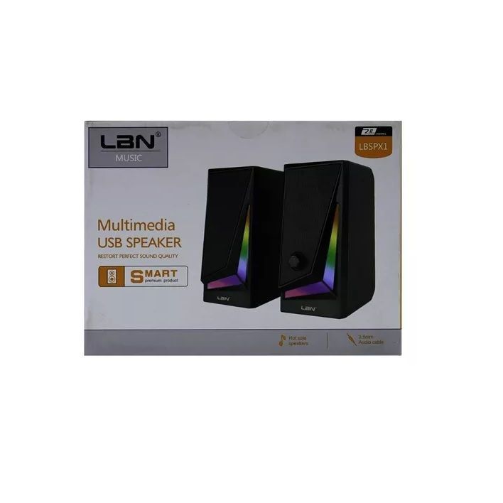 Parlante Para PC 2.0 Multimedia LBN LBSPX1-0