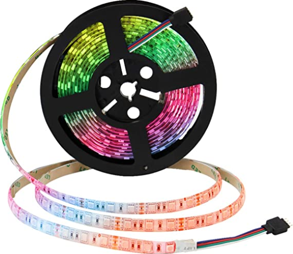 Tira Luces Led Rgb Con Mando Para Cambiar Colores 2 Metros-0