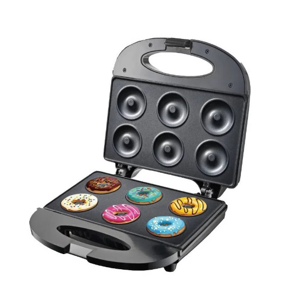 Maquina Para Hacer Mini Donas Capacidad 6 Unidades-0