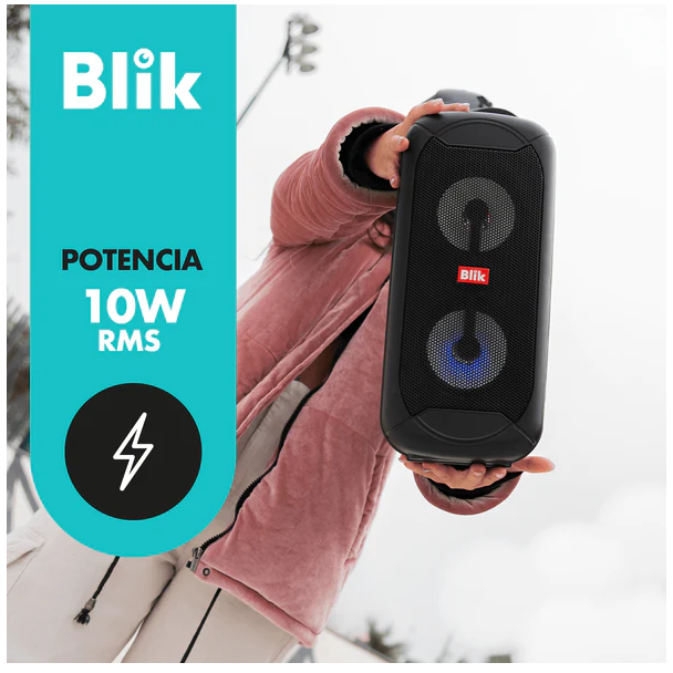 Parlante Blik Upsound2 Con Micrófono Y Función Karaoke-4