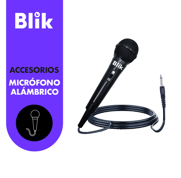 Parlante Blik Upsound2 Con Micrófono Y Función Karaoke-1