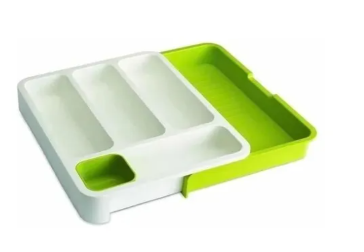 Organizador De Cubiertos Cucharas Servicios Multifunción Extensible-1