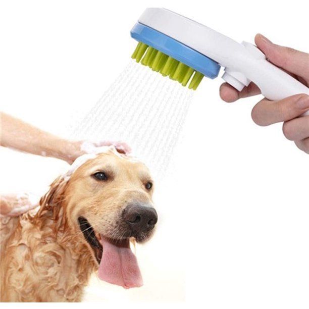 Rociador De Ducha Para Peinar Mascotas Cepillo De Masaje-3