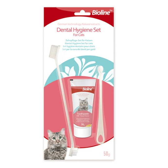 Kit De Higiene Dental Para Gatos De 50 gr-0