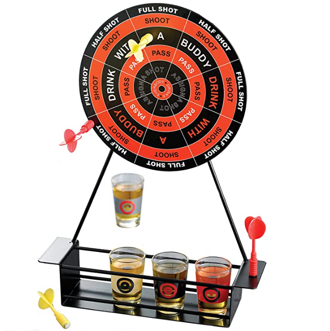 Juego De Tiro De Dardos Magnéticos Con 4 Vasos De Shot-2