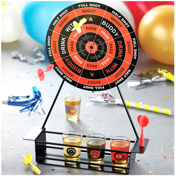 Juego De Tiro De Dardos Magnéticos Con 4 Vasos De Shot-4