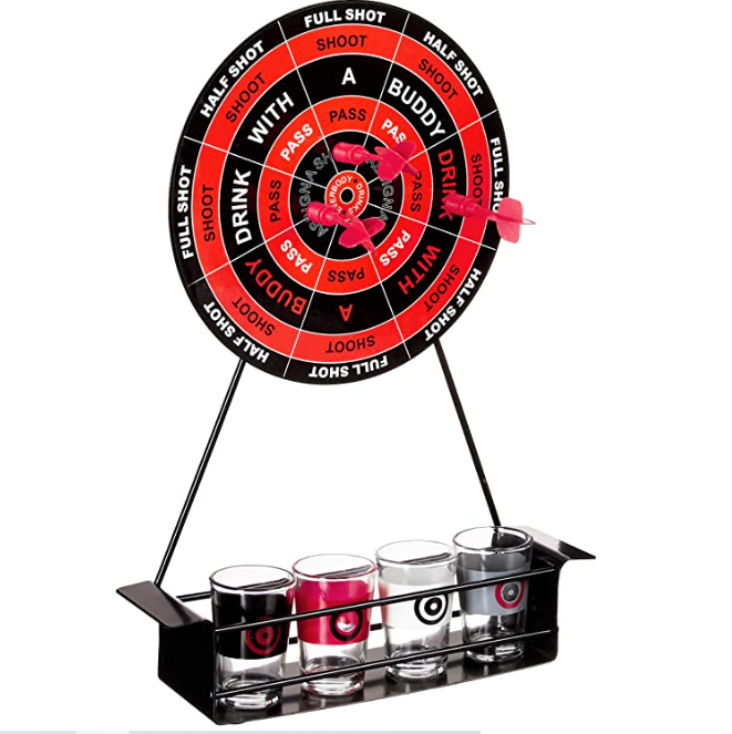Juego De Tiro De Dardos Magnéticos Con 4 Vasos De Shot-0