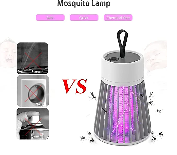 Lampara De Descarga Eléctrica Para Matar Insectos Mosquitos-4