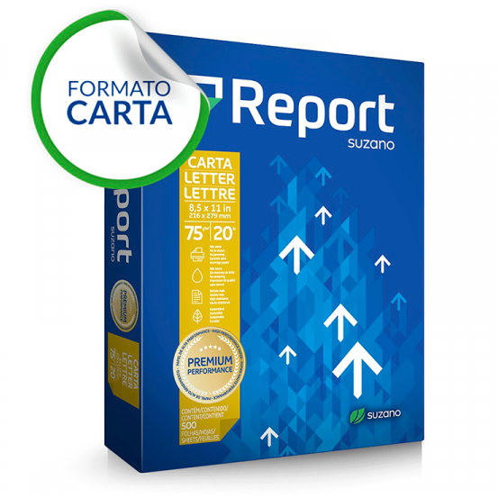 Resma De Hoja Blanca Tamaño Carta Report Suzano-1