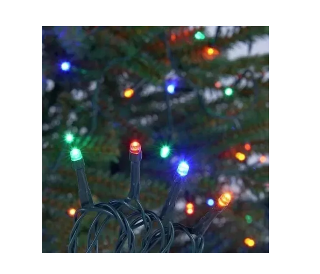 Guirnalda De Luces Navideñas 100 Luces Multicolor Navidad-3